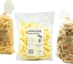 Natural Jihlava Chrumky bez lepku a soli 75g - Kukuričné chrumky
