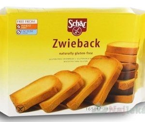 Schär ZWIEBACK, bezlepkové sucháre, 165g