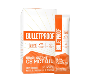 Bulletproof Brain Octane C8 MCT Oil Packets 15 x 15 ml