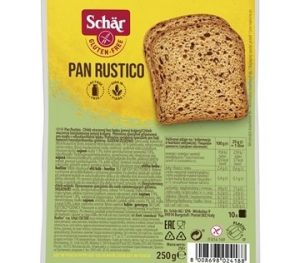 Schär PAN RUSTICO chlieb bezgluténový, viaczrnný, krájaný 250 g
