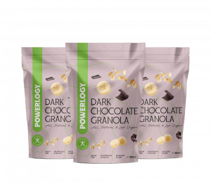 Powerlogy Dark Chocolate Granola 3 x 350 g