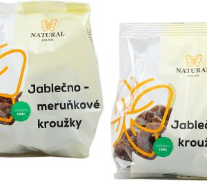 Natural Jihlava Ovocné krúžky bezlepkové 150g - Jablkové