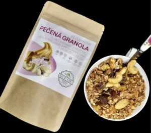 Healthy Planet bezlepková granola slaný karamel