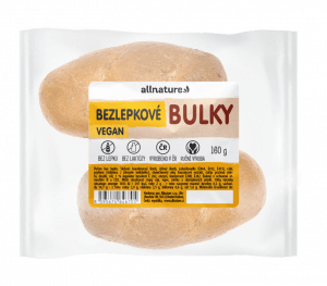 ALLNATURE Bezlepkové žemle čerstvé 160 g