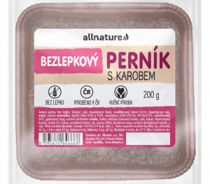ALLNATURE Bezlepkový perník s karobom čerstvý 200 g