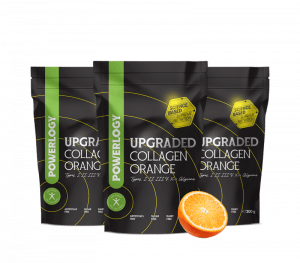 Powerlogy Upgraded Collagen Complex Orange 3 x 300 g