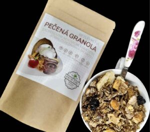 Healthy Planet bezlepková granola s kakovými bôbmi a kokosovým nektárom