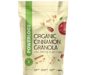Powerlogy Organic Cinnamon Granola 350 g