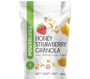Bezlepková raňajková Powerlogy granola