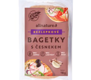 ALLNATURE Bezlepkové bagetky s cesnakom 110 g
