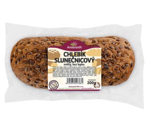 AMARANTH Bezlepkový chlebík slnečnicový svetlý 300 g
