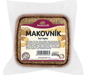 AMARANTH Bezlepkový makovník 200 g