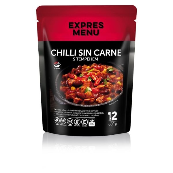 EXPRES MENU Chilli sin carne s tempehom 2 porcie