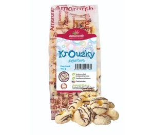 AMARANTH Krúžky jogurtové 100 g