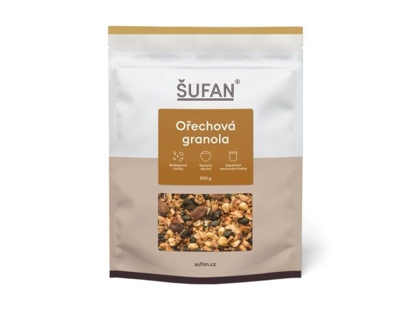 Granola orechová, 500 g - Šufan