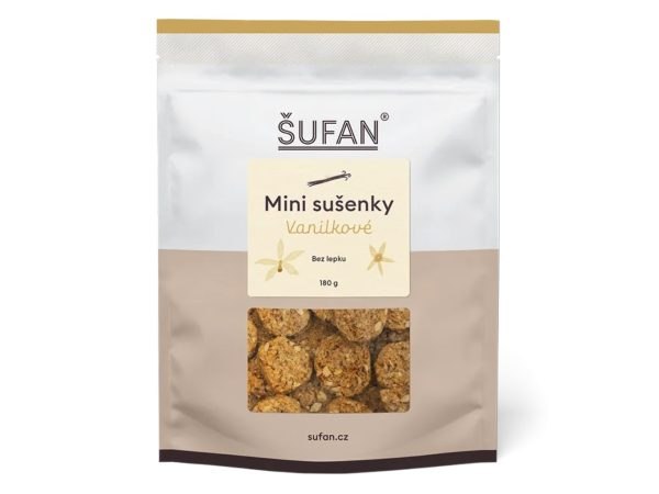 Mini sušienky vanilkové, 180 g - Šufan