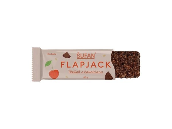 Flapjack čerešňa s čokoládou, 60 g - Šufan