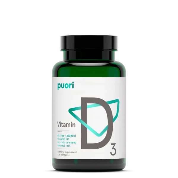 Puori Vitamin D3 120 kapsúl