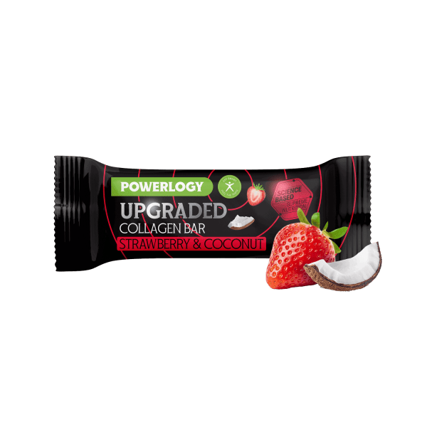 Powerlogy Upgraded Collagen Bar Strawberry 50 g