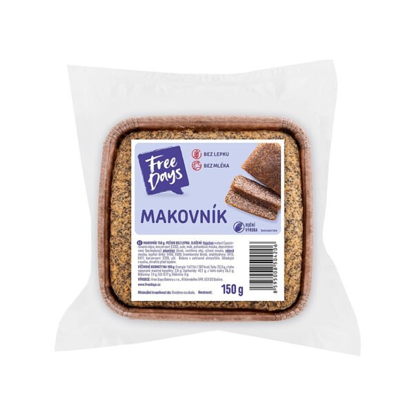 FREE DAYS Makovník bez lepku 150 g