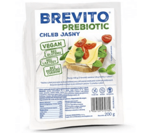BEZGLUTEN Brevito prebiotic chlieb svetlý toastový bez lepku 200 g