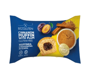 BEZGLUTEN Muffin slivka so škoricou bez lepku 60 g