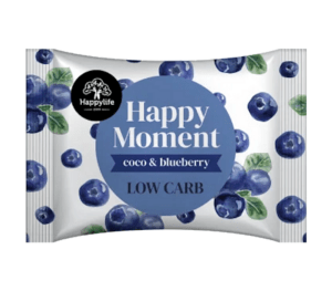 HAPPY MOMENT Kokosové koliesko s čučoriedkami nízky obsah cukru 38 g