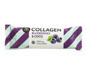 HAPPYLIFE Kolagénová kokosová tyčinka čučoriedka 40 g