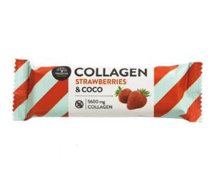 HAPPYLIFE Kolagénová kokosová tyčinka jahoda 40 g