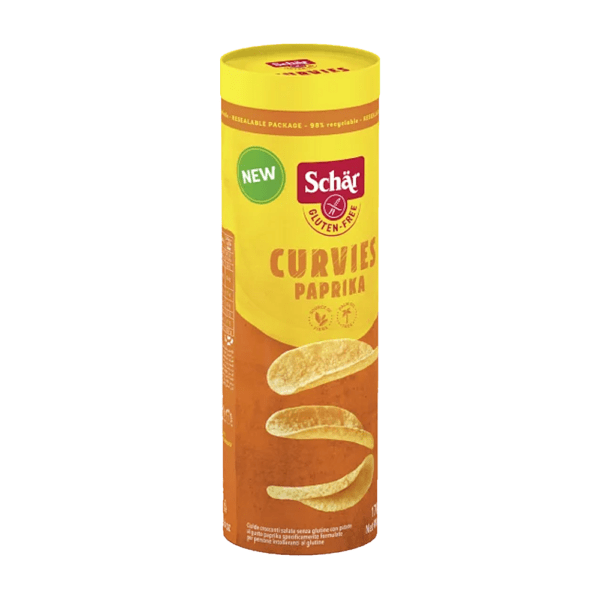 SCHÄR Curvies paprika chrumkavé chipsy bez lepku 170 g