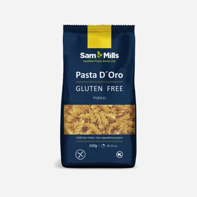 Bezlepkové kukuričné ​​cestoviny Fusilli 500 g