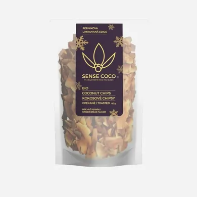 Bio kokosové čipsy perníkové 60 g