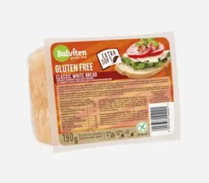 Chlieb svetlý krájaný bez lepku 190 g