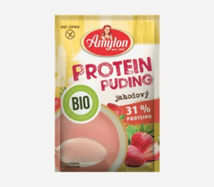 Protein puding jahodový bez lepku BIO 45 g