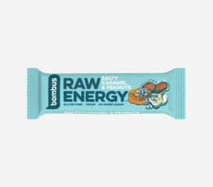 RAW Energy slaný karamel a arašidy 50 g