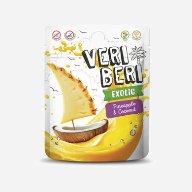 Ovocné stripsy ananás a kokos 50 g