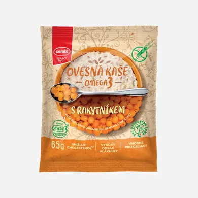 Ovsená kaša Omega3 s rakytníkom bez lepku 65 g