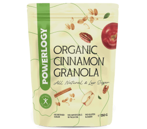 Powerlogy Organic Cinnamon Granola 350 g
