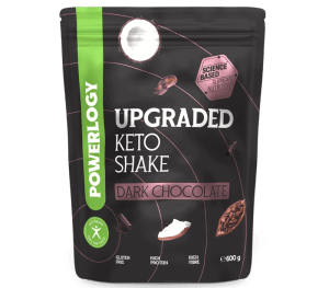 Powerlogy Upgraded Keto Shake Dark Chocolate 600 g
