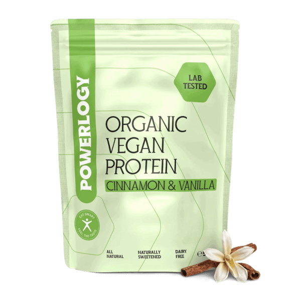 Powerlogy Organic Vegan Protein Cinnamon & Vanilla 500 g