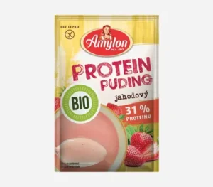 Protein puding jahodový bez lepku BIO 45 g