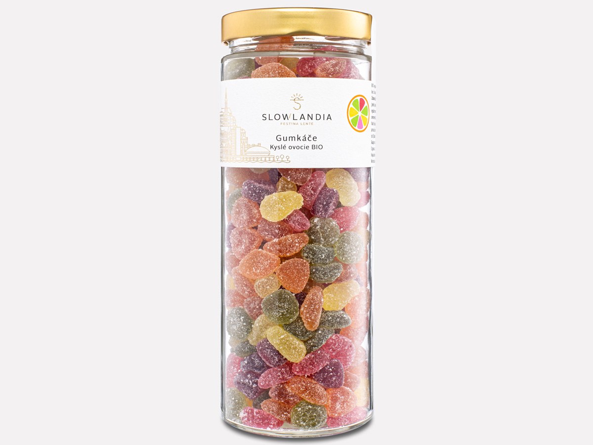 Gumkáče - Kyslé ovocie BIO 800g