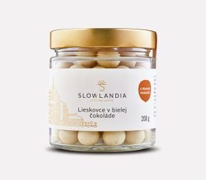 Lieskovce v bielej čokoláde 200g
