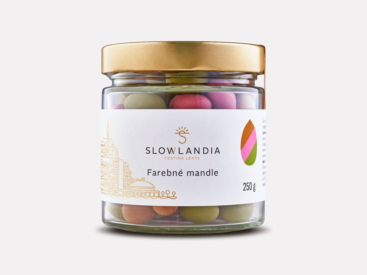 Farebné mandle 250g