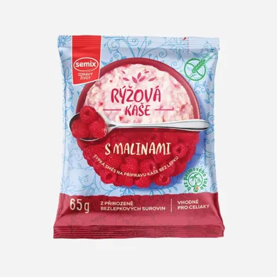 Ryžová kaša s malinami bez lepku 65 g