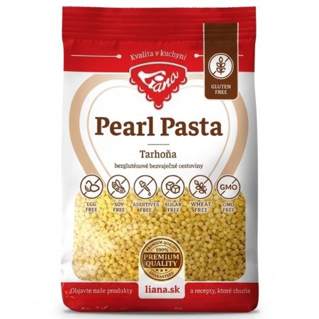 LIANA Pearl pasta tarhoňa bezgluténová a bezvaječná 200 g