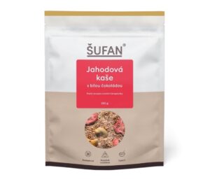 Jahodová kaša s bielou čokoládou, 250 g - Šufan