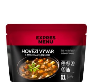 EXPRES MENU Hovädzí vývar so zeleninou 1 porcia