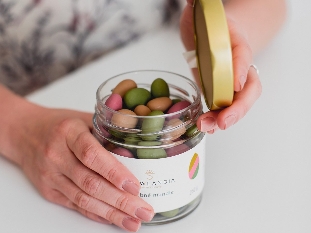 Farebné mandle 250g – Obrázok 4