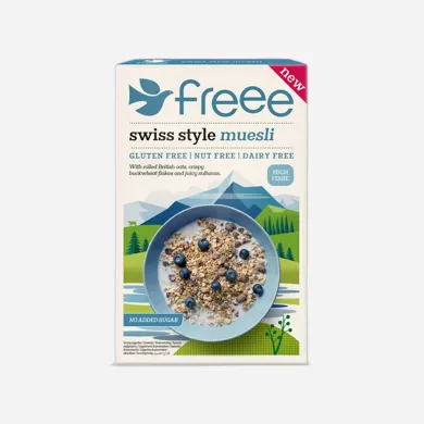 Swiss style muesli bez lepku, mlieka a orechov 450 g